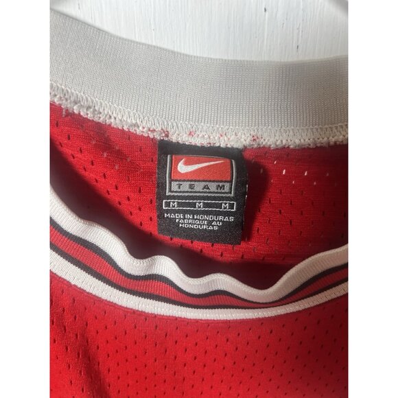 Red NBA Chicago Bulls NIKE #23 JORDAN 1984 Flight 8403 Jersey Medium +2 Read - Picture 7 of 10